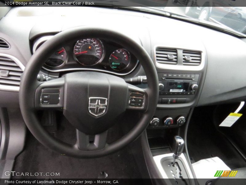 Black Clear Coat / Black 2014 Dodge Avenger SE