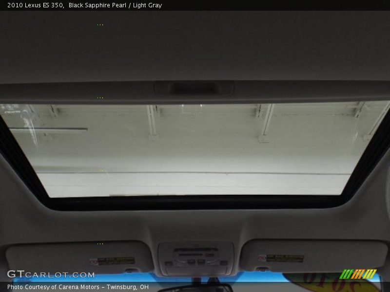 Black Sapphire Pearl / Light Gray 2010 Lexus ES 350