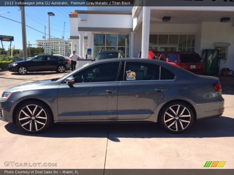 Platinum Gray Metallic / Titan Black 2013 Volkswagen Jetta GLI Autobahn