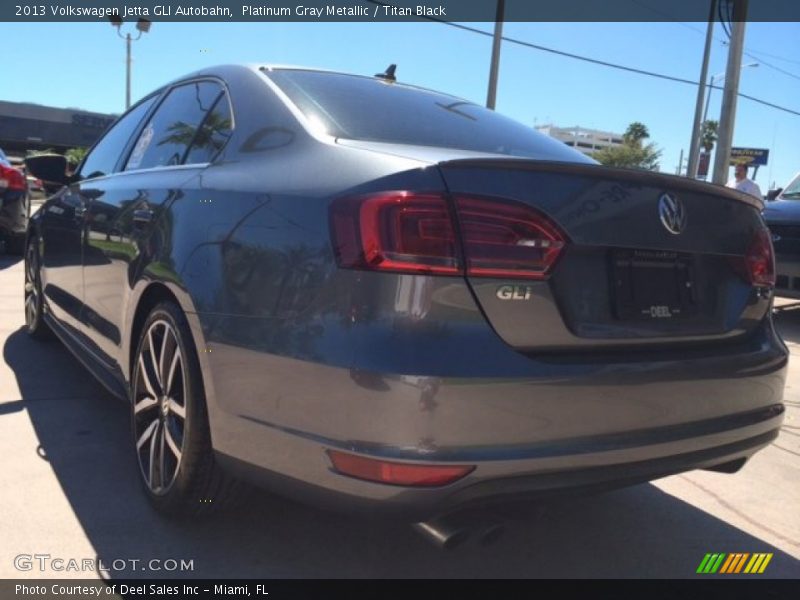 Platinum Gray Metallic / Titan Black 2013 Volkswagen Jetta GLI Autobahn