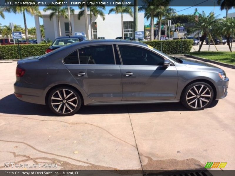 Platinum Gray Metallic / Titan Black 2013 Volkswagen Jetta GLI Autobahn