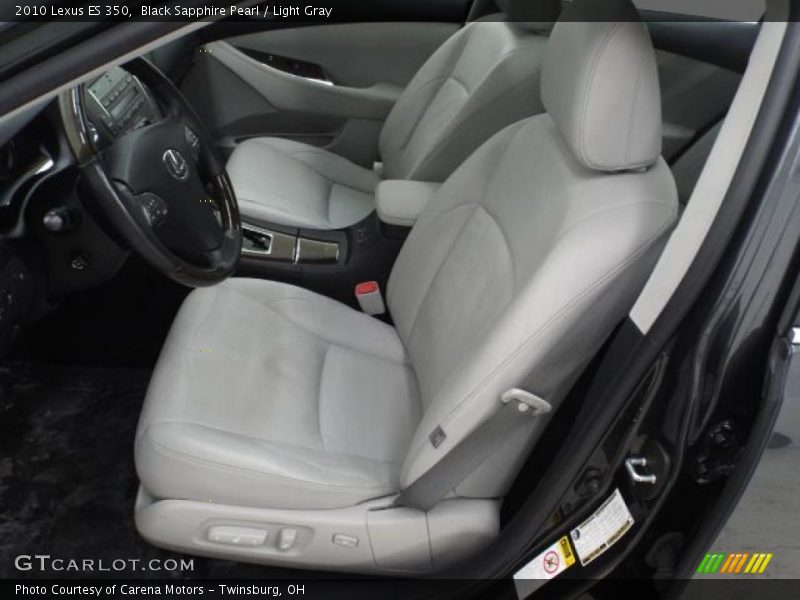 Front Seat of 2010 ES 350