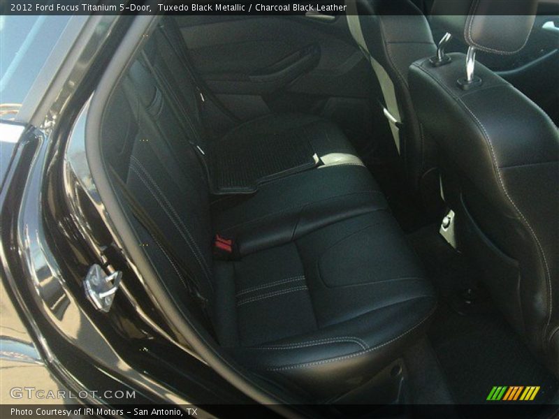 Tuxedo Black Metallic / Charcoal Black Leather 2012 Ford Focus Titanium 5-Door