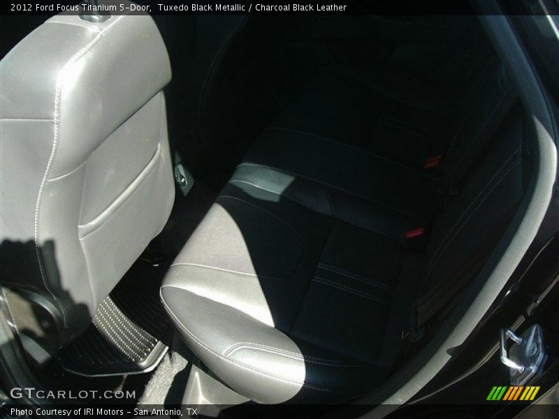 Tuxedo Black Metallic / Charcoal Black Leather 2012 Ford Focus Titanium 5-Door