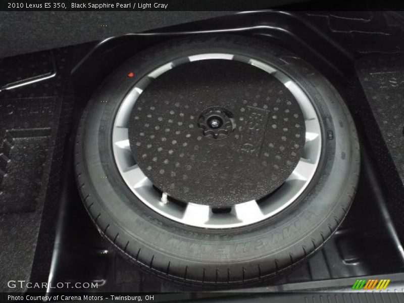 Black Sapphire Pearl / Light Gray 2010 Lexus ES 350