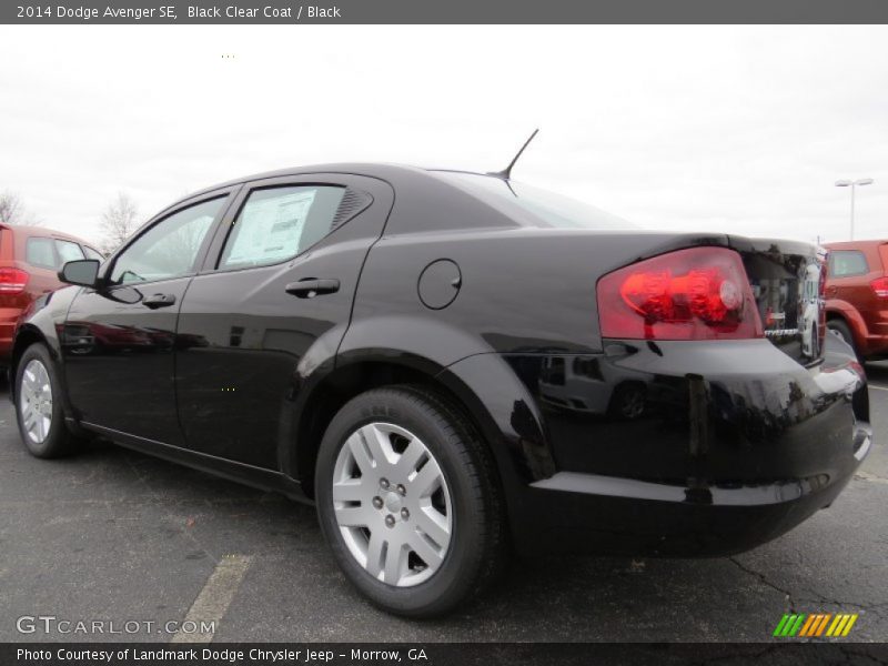 Black Clear Coat / Black 2014 Dodge Avenger SE