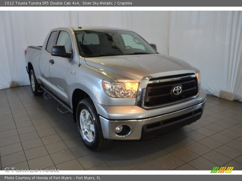 Silver Sky Metallic / Graphite 2012 Toyota Tundra SR5 Double Cab 4x4