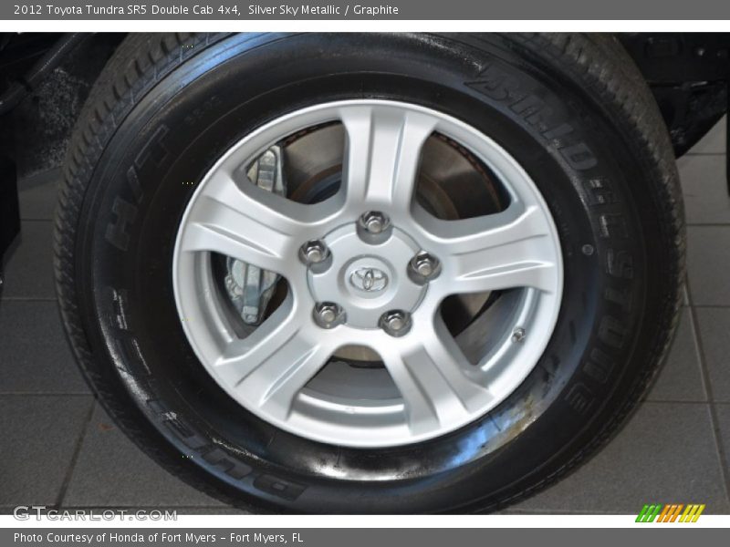 Silver Sky Metallic / Graphite 2012 Toyota Tundra SR5 Double Cab 4x4