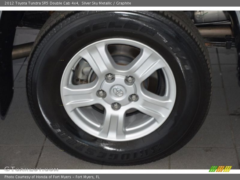 Silver Sky Metallic / Graphite 2012 Toyota Tundra SR5 Double Cab 4x4