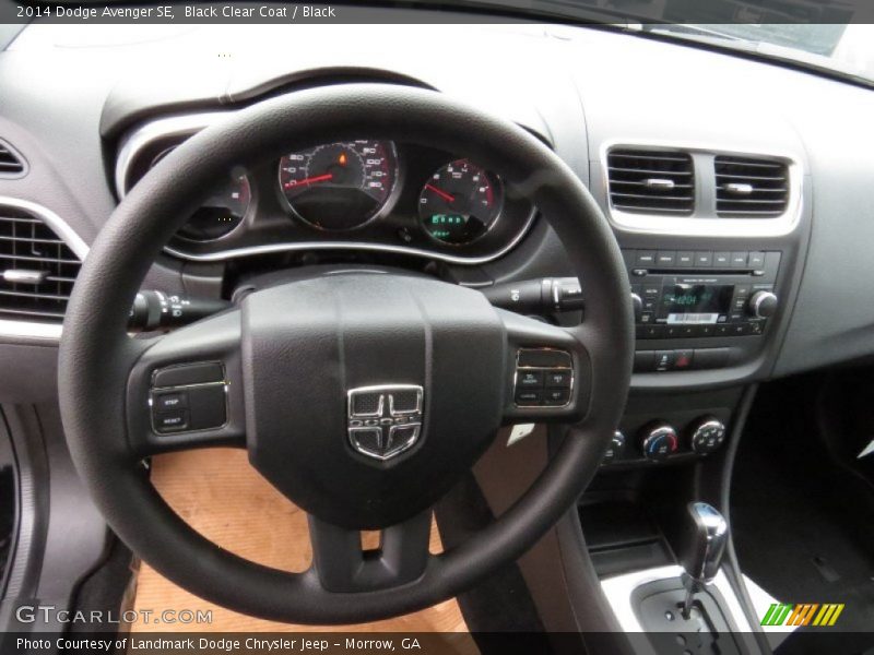 Black Clear Coat / Black 2014 Dodge Avenger SE