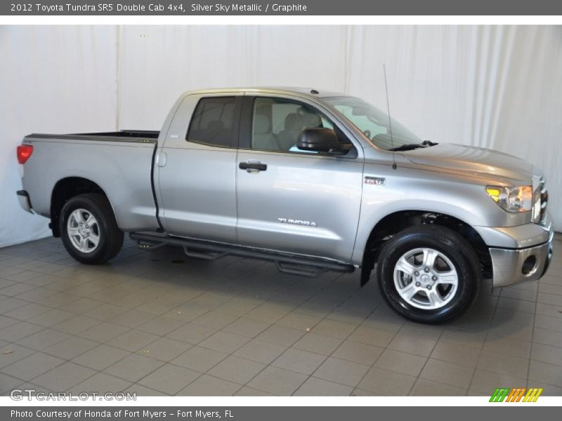 Silver Sky Metallic / Graphite 2012 Toyota Tundra SR5 Double Cab 4x4