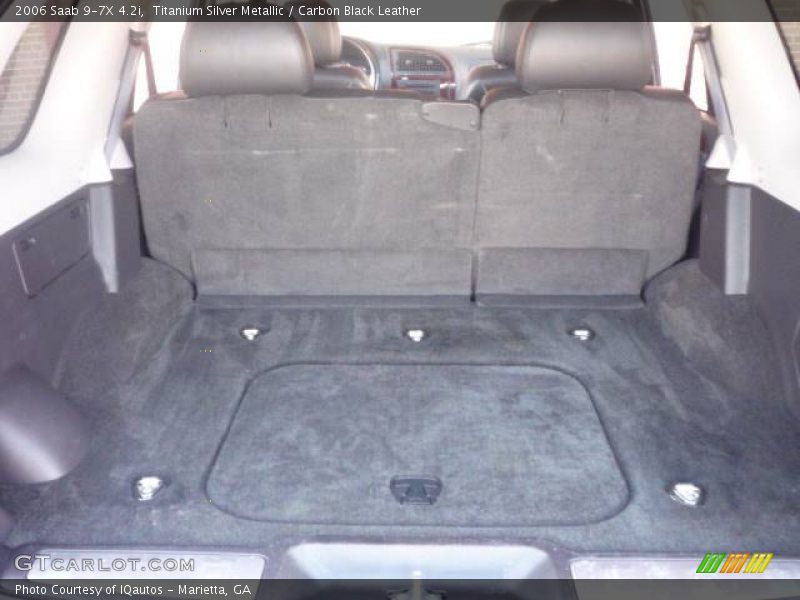 Titanium Silver Metallic / Carbon Black Leather 2006 Saab 9-7X 4.2i