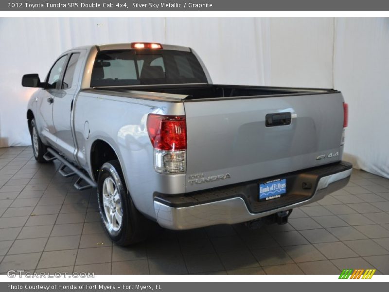 Silver Sky Metallic / Graphite 2012 Toyota Tundra SR5 Double Cab 4x4
