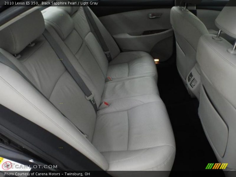 Rear Seat of 2010 ES 350