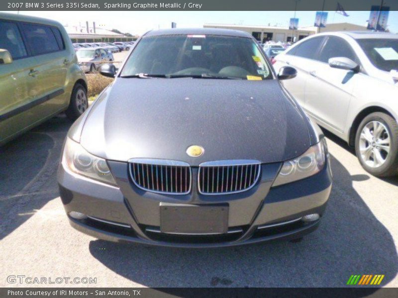 Sparkling Graphite Metallic / Grey 2007 BMW 3 Series 335i Sedan