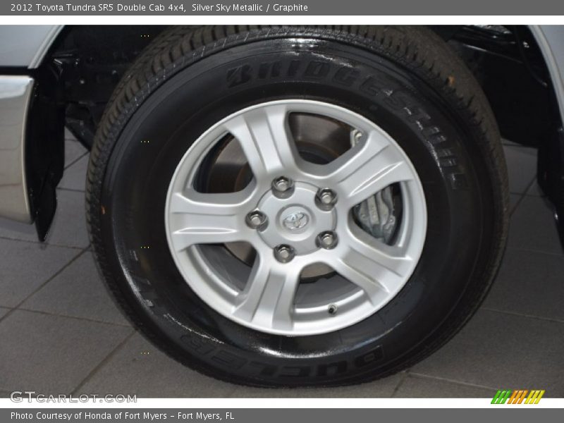 Silver Sky Metallic / Graphite 2012 Toyota Tundra SR5 Double Cab 4x4