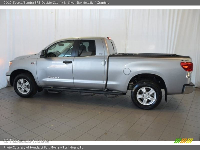Silver Sky Metallic / Graphite 2012 Toyota Tundra SR5 Double Cab 4x4