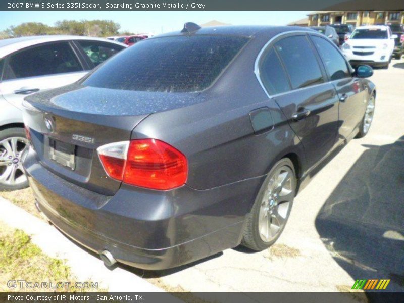 Sparkling Graphite Metallic / Grey 2007 BMW 3 Series 335i Sedan