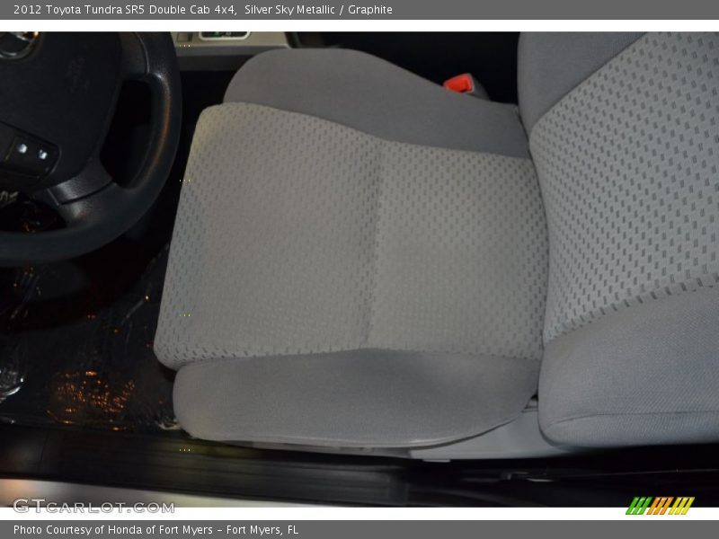 Silver Sky Metallic / Graphite 2012 Toyota Tundra SR5 Double Cab 4x4