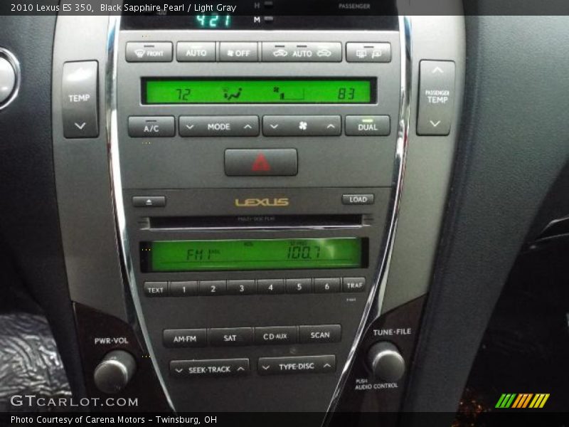Controls of 2010 ES 350