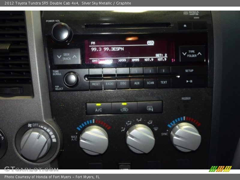 Silver Sky Metallic / Graphite 2012 Toyota Tundra SR5 Double Cab 4x4