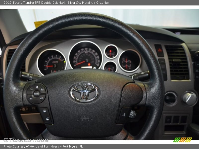 Silver Sky Metallic / Graphite 2012 Toyota Tundra SR5 Double Cab 4x4