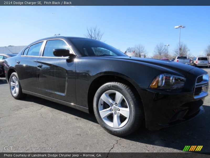 Pitch Black / Black 2014 Dodge Charger SE