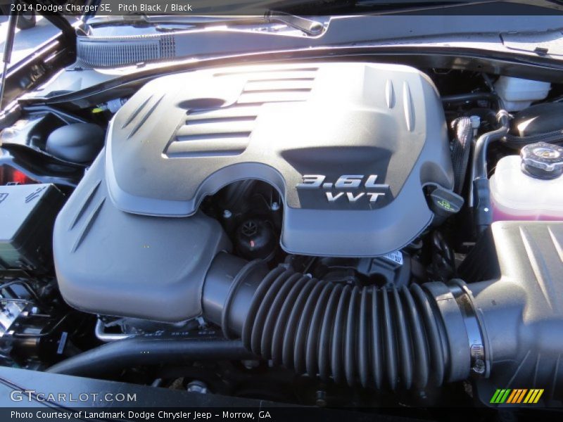 Pitch Black / Black 2014 Dodge Charger SE