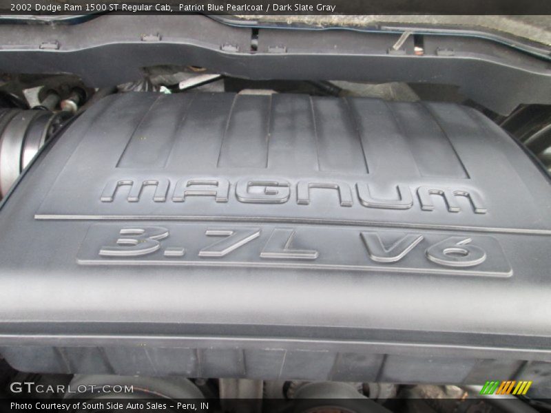 Patriot Blue Pearlcoat / Dark Slate Gray 2002 Dodge Ram 1500 ST Regular Cab