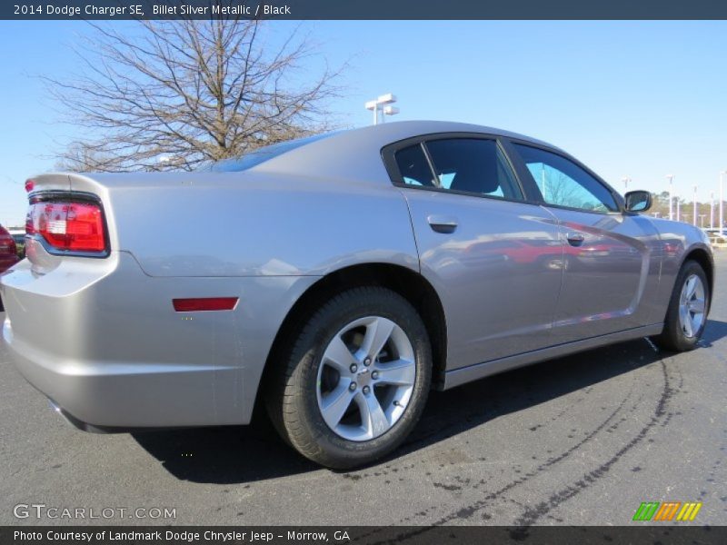 Billet Silver Metallic / Black 2014 Dodge Charger SE