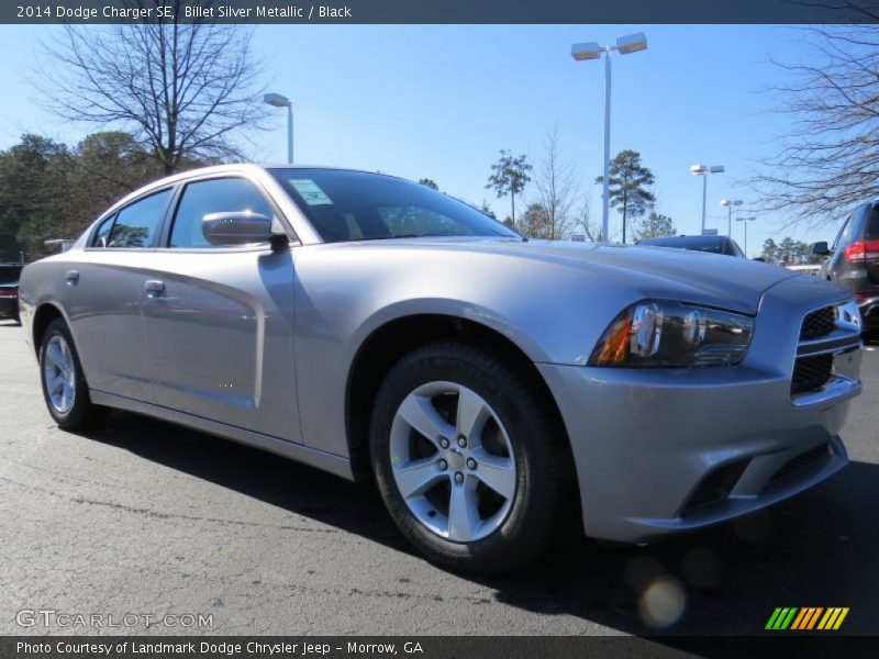 Billet Silver Metallic / Black 2014 Dodge Charger SE