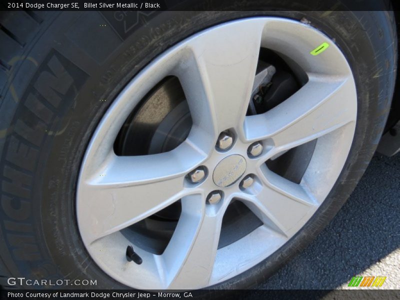 Billet Silver Metallic / Black 2014 Dodge Charger SE