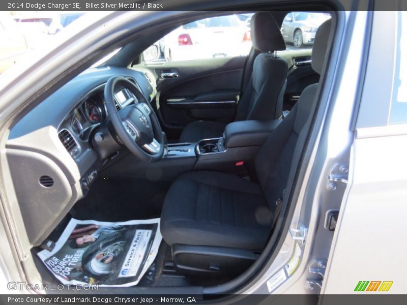 Billet Silver Metallic / Black 2014 Dodge Charger SE