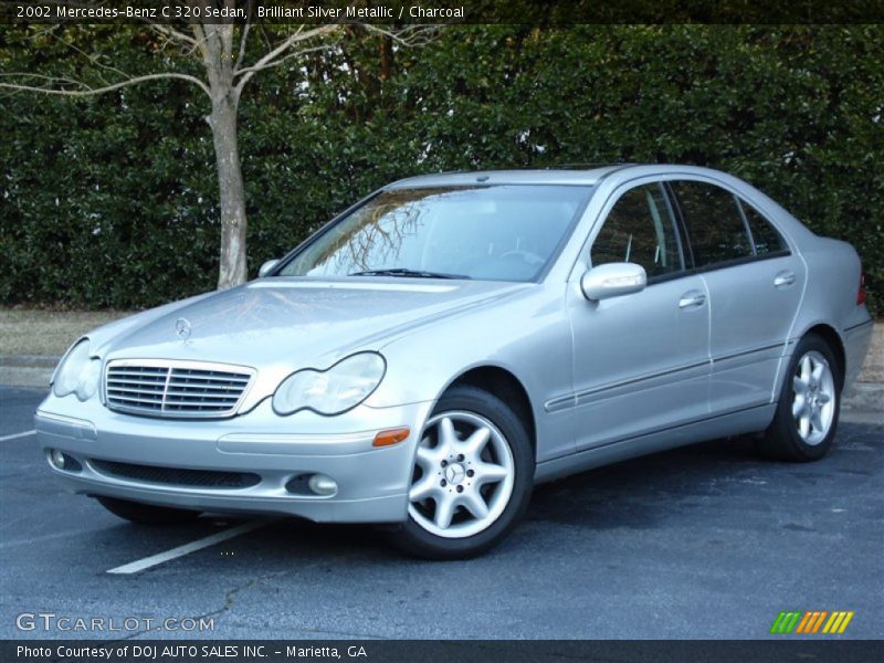 Brilliant Silver Metallic / Charcoal 2002 Mercedes-Benz C 320 Sedan