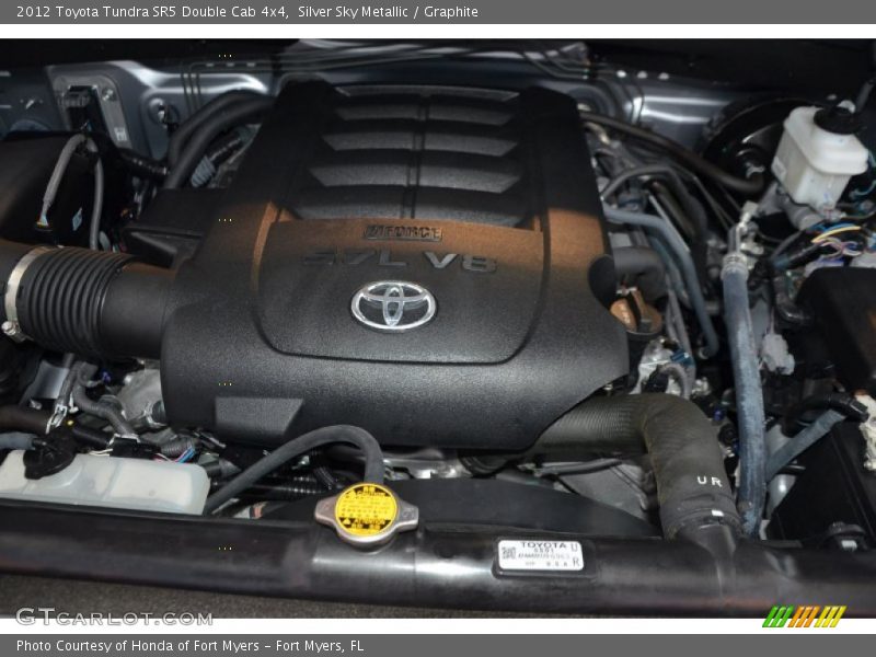 Silver Sky Metallic / Graphite 2012 Toyota Tundra SR5 Double Cab 4x4