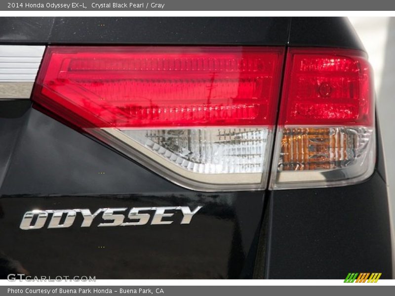 Crystal Black Pearl / Gray 2014 Honda Odyssey EX-L