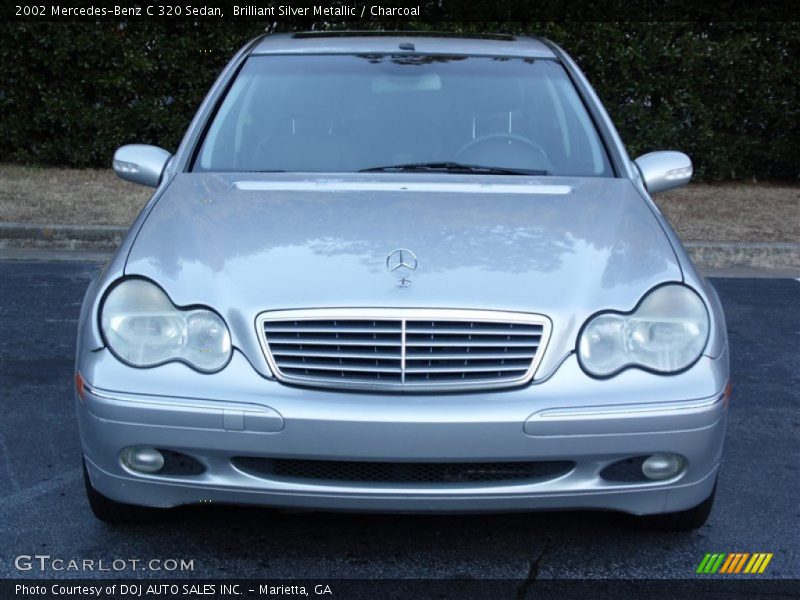 Brilliant Silver Metallic / Charcoal 2002 Mercedes-Benz C 320 Sedan
