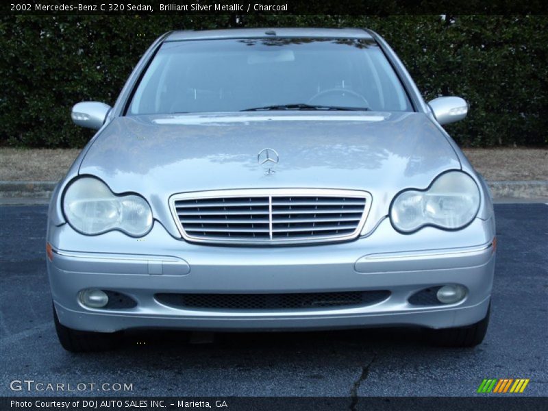 Brilliant Silver Metallic / Charcoal 2002 Mercedes-Benz C 320 Sedan