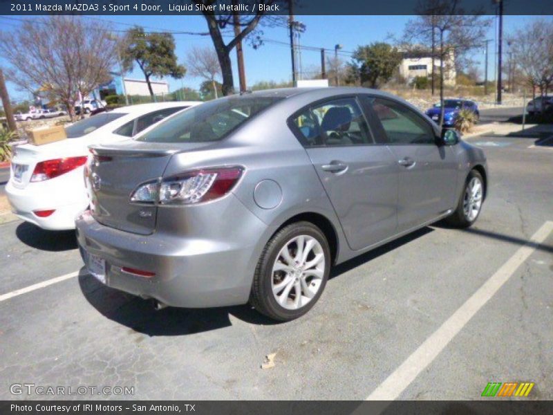 Liquid Silver Metallic / Black 2011 Mazda MAZDA3 s Sport 4 Door