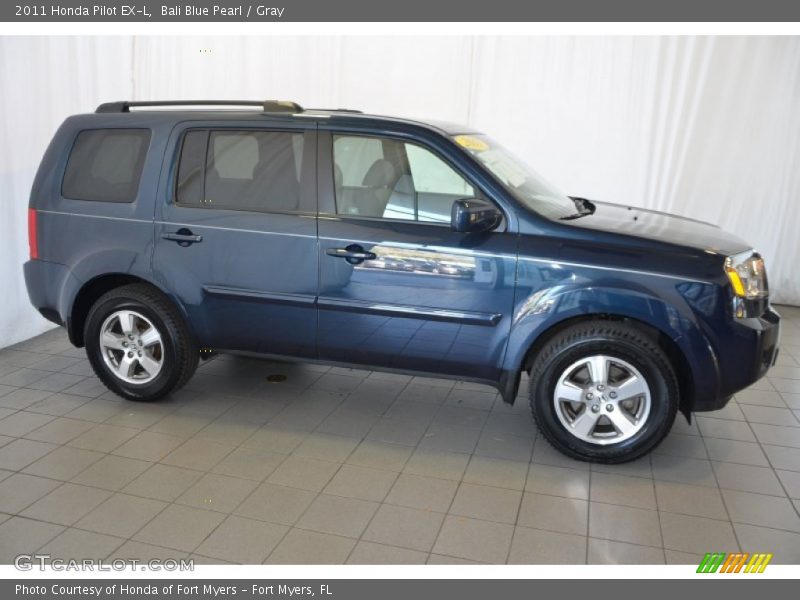 Bali Blue Pearl / Gray 2011 Honda Pilot EX-L