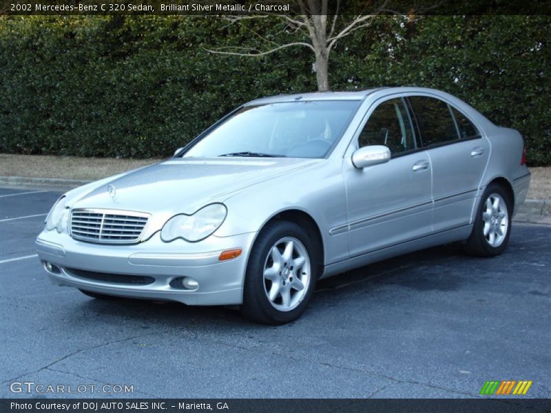 Brilliant Silver Metallic / Charcoal 2002 Mercedes-Benz C 320 Sedan