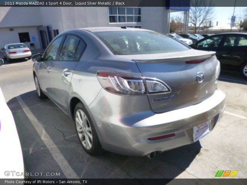 Liquid Silver Metallic / Black 2011 Mazda MAZDA3 s Sport 4 Door