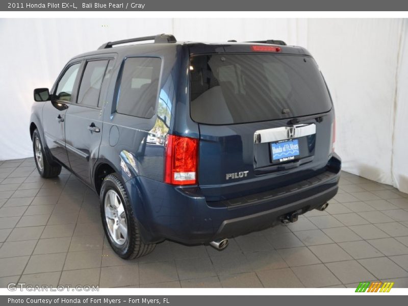 Bali Blue Pearl / Gray 2011 Honda Pilot EX-L