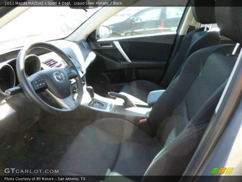 Liquid Silver Metallic / Black 2011 Mazda MAZDA3 s Sport 4 Door