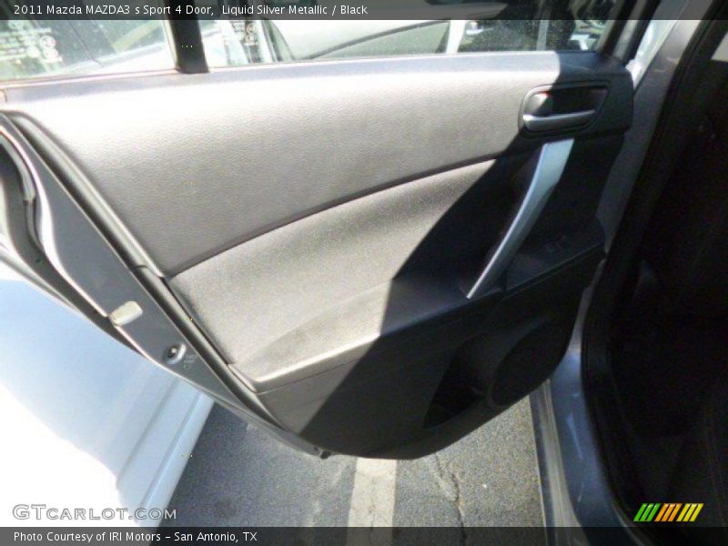 Liquid Silver Metallic / Black 2011 Mazda MAZDA3 s Sport 4 Door