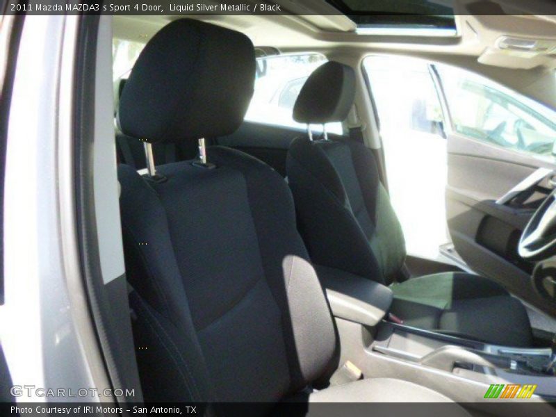 Liquid Silver Metallic / Black 2011 Mazda MAZDA3 s Sport 4 Door