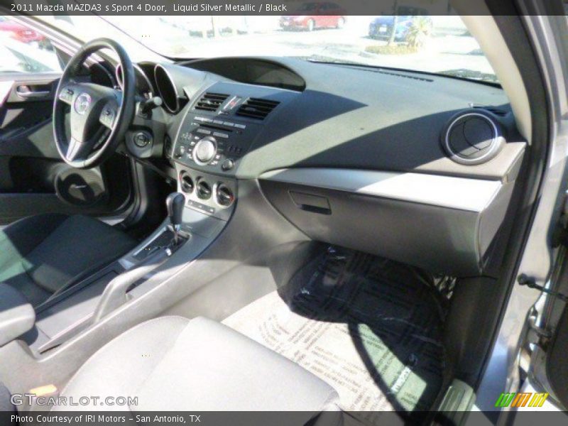 Liquid Silver Metallic / Black 2011 Mazda MAZDA3 s Sport 4 Door