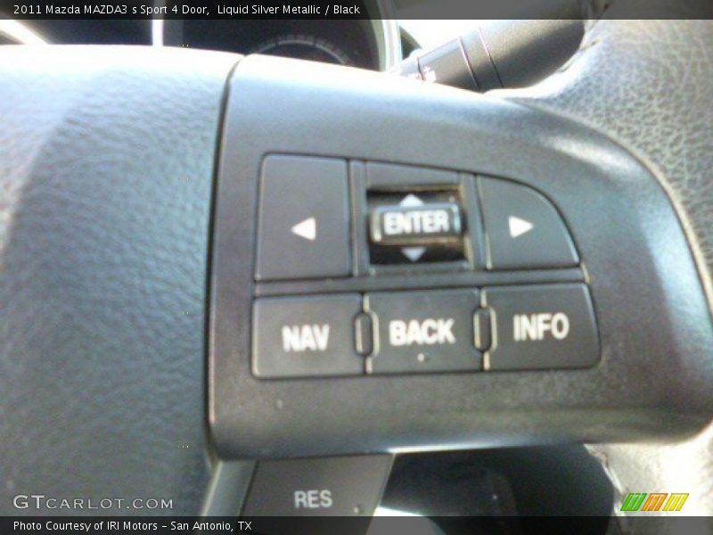 Liquid Silver Metallic / Black 2011 Mazda MAZDA3 s Sport 4 Door