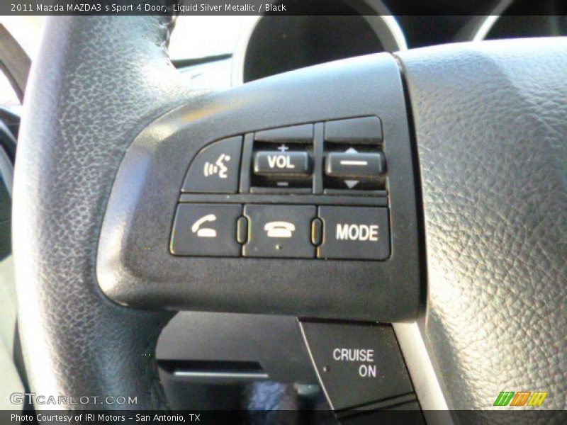 Liquid Silver Metallic / Black 2011 Mazda MAZDA3 s Sport 4 Door