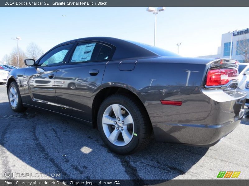 Granite Crystal Metallic / Black 2014 Dodge Charger SE